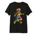 Colorful Funny Soccer Fan Dad Mom T-Shirt - Minimalist Print Men Women - T-Shirt, Sweatshirt, Hoodie