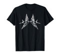 Two Birds Flying Distressed Bird T-Shirt - Streetwear Style Men Women - T-Shirt, Sweatshirt, Hoodie