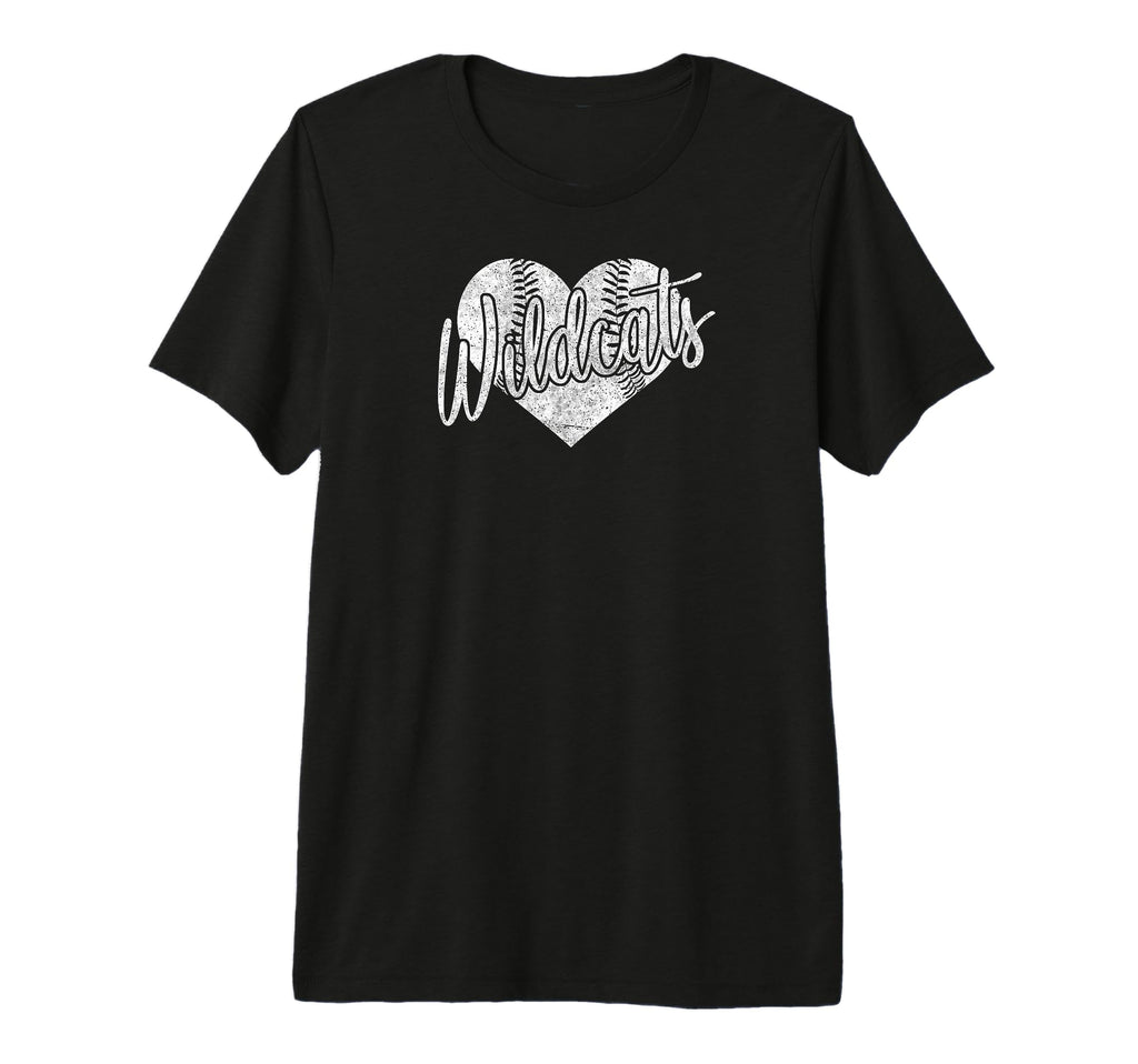 Wildcats Baseball Softball High T-Shirt - Fun Novelty Design for Adults - T-Shirt, Sweatshirt, Hoodie