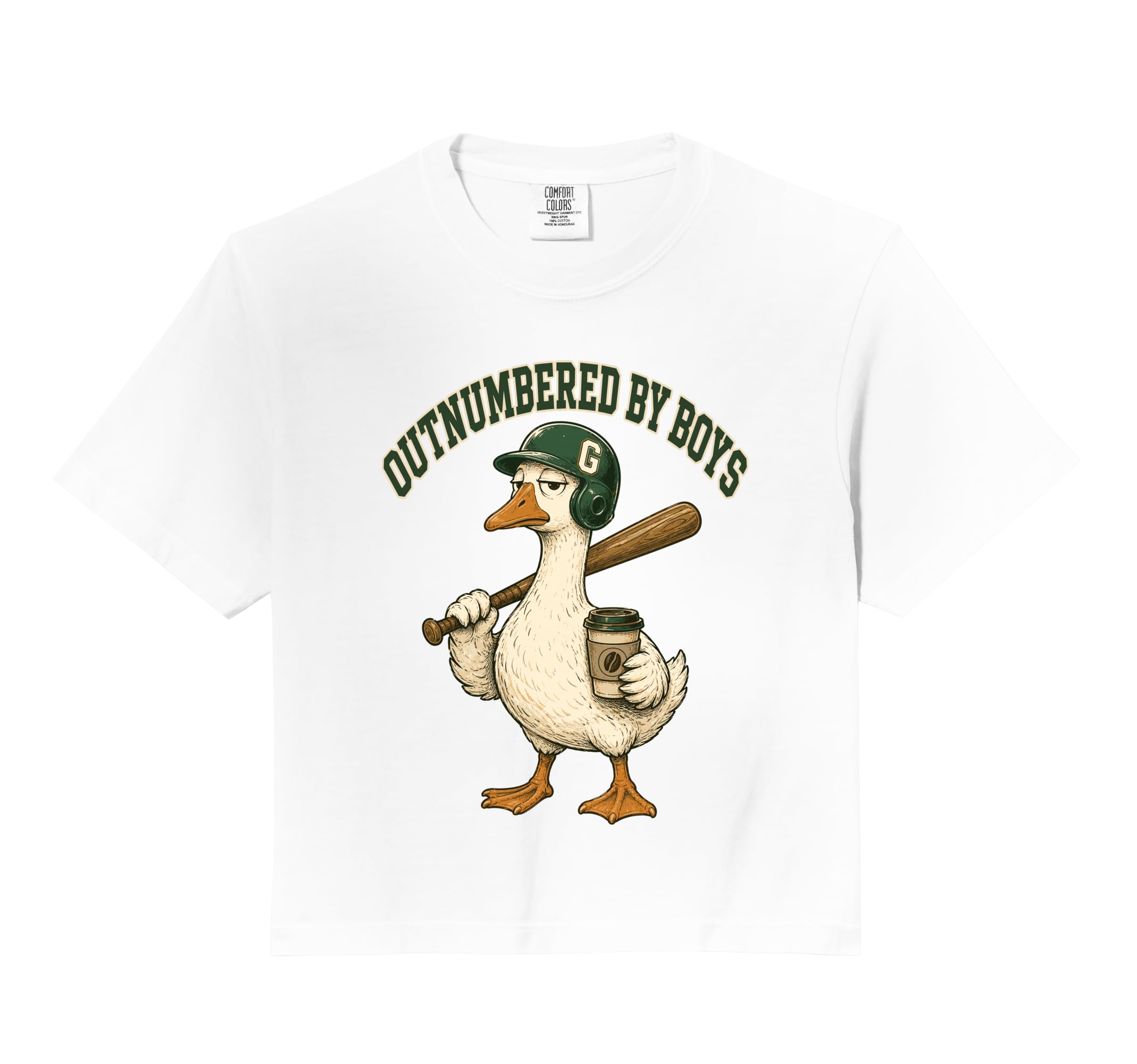Outnumbered Mom Goose Baseball Mama Hoodie - Trendy Graphic Men Women - T-Shirt, Sweatshirt, Hoodie