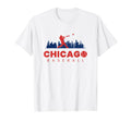 Chicago Baseball Minimalist Baseball T-Shirt - Trendy Graphic Men Women - T-Shirt, Sweatshirt, Hoodie