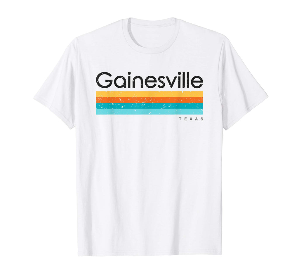 Gainesville Tx Texas Usa T-Shirt - Custom Art Print Men Women - T-Shirt, Sweatshirt, Hoodie