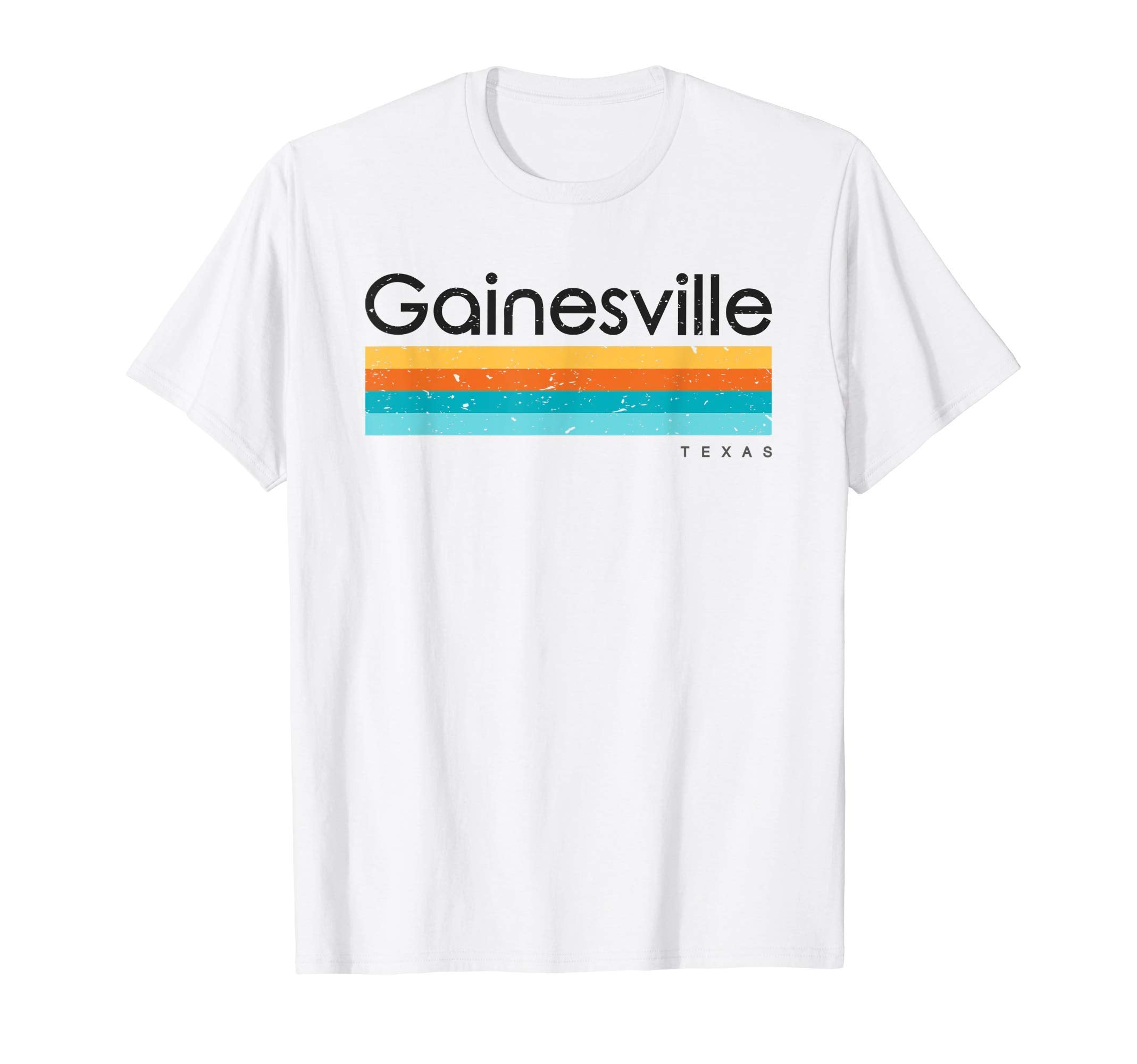 Gainesville Tx Texas Usa T-Shirt - Custom Art Print Men Women - T-Shirt, Sweatshirt, Hoodie