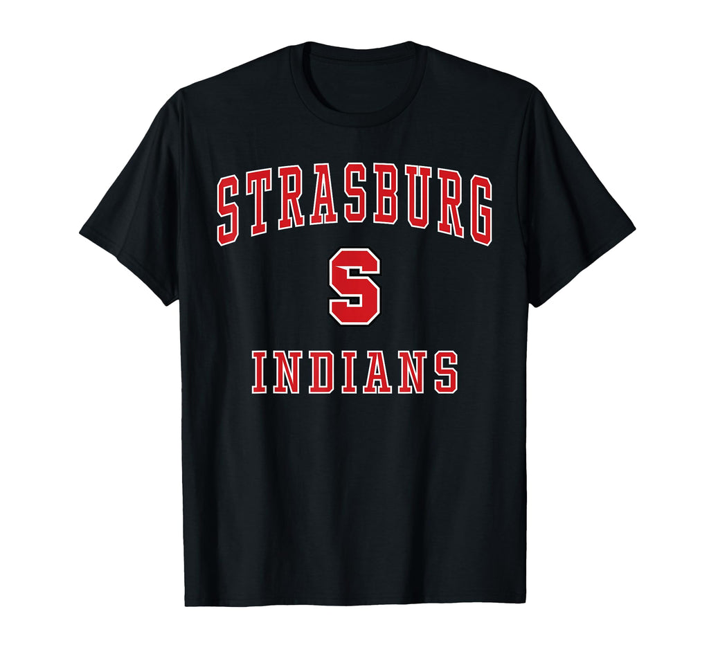Strasburg High School Indians T-Shirt - Custom Art Print for Adults - T-Shirt, Sweatshirt, Hoodie
