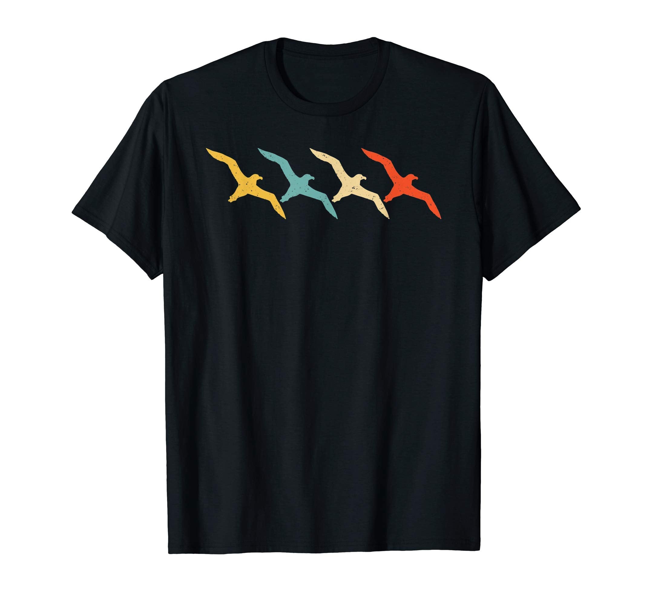 Albatross Bird Seabird Lover 60S T-Shirt - Fun Novelty Design for Adults - T-Shirt, Sweatshirt, Hoodie