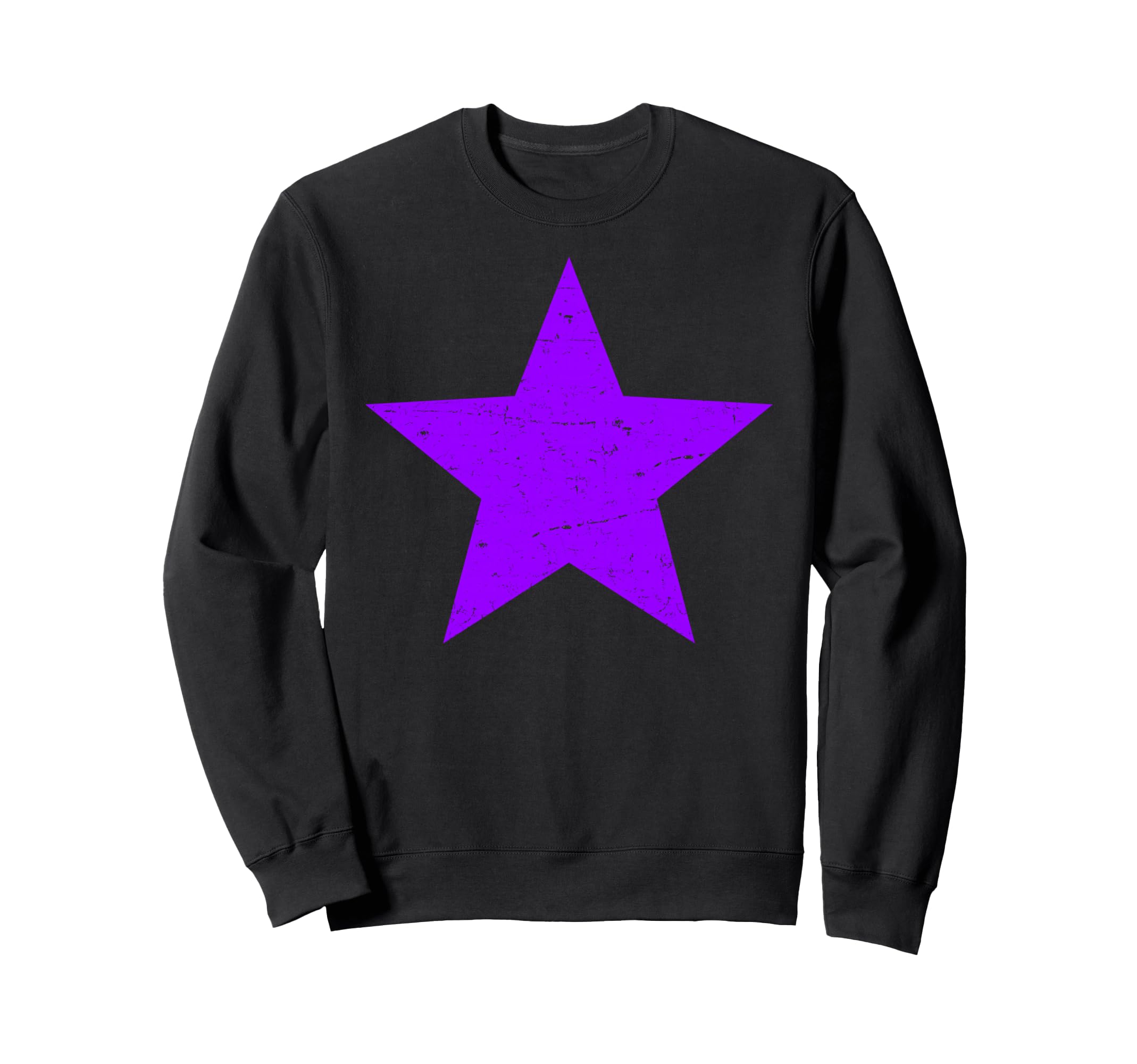 Grunge Alternative Distressed Purple Sweatshirt - Unique Graphic Unisex - T-Shirt, Sweatshirt, Hoodie