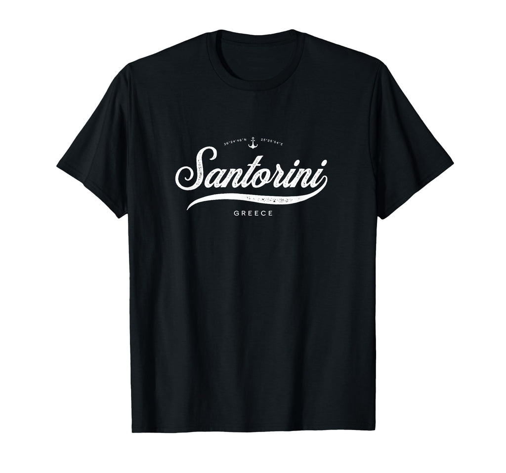 Santorini Greece T-Shirt - Casual Everyday Wear Men Women - T-Shirt, Sweatshirt, Hoodie