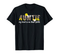 Auntie My Heart Is Those Fields Softball T-Shirt - Graphic Print Men Women - T-Shirt, Sweatshirt, Hoodie