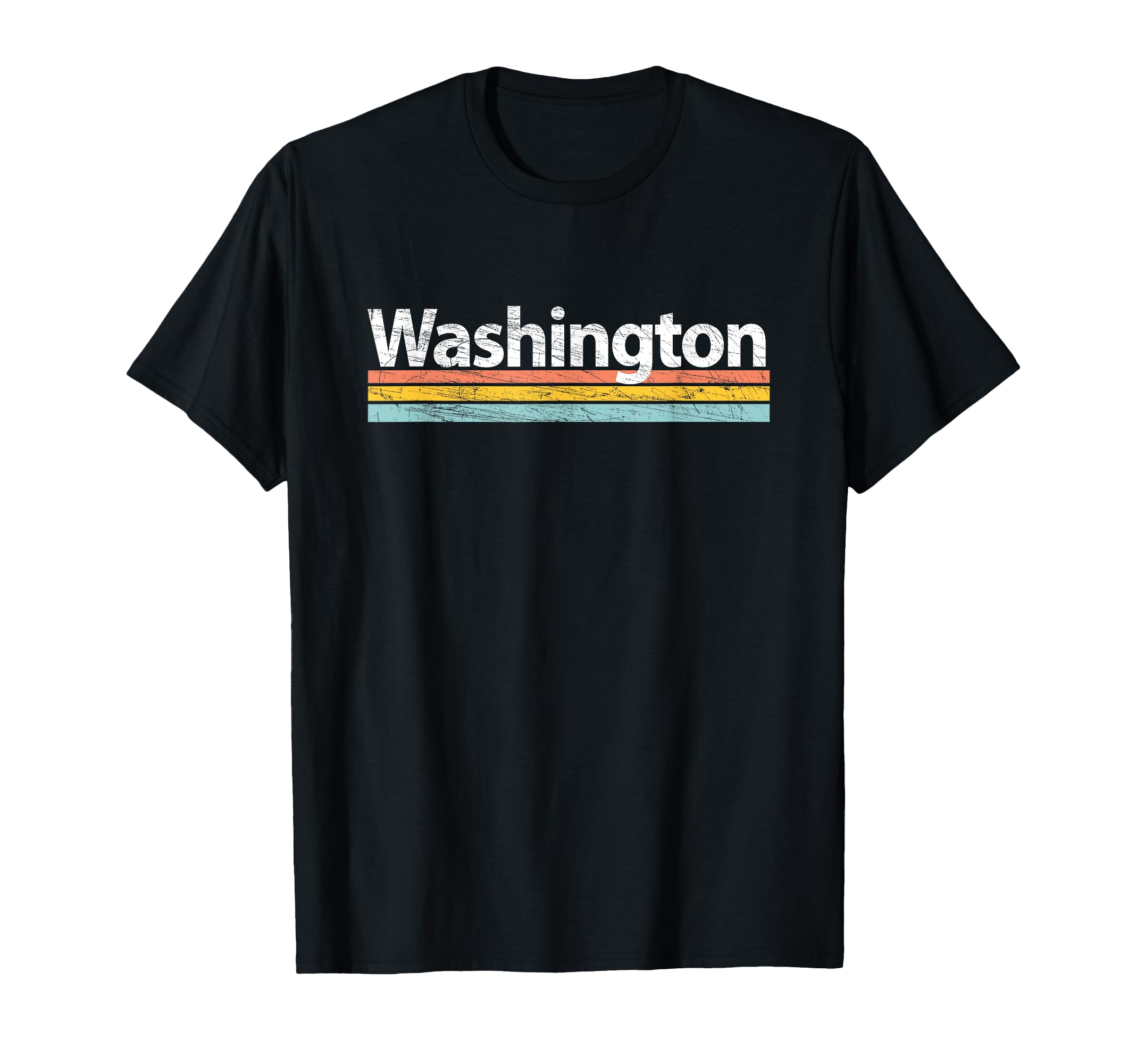 Washington Worn Stripes T-Shirt - Novelty Apparel Unisex - T-Shirt, Sweatshirt, Hoodie