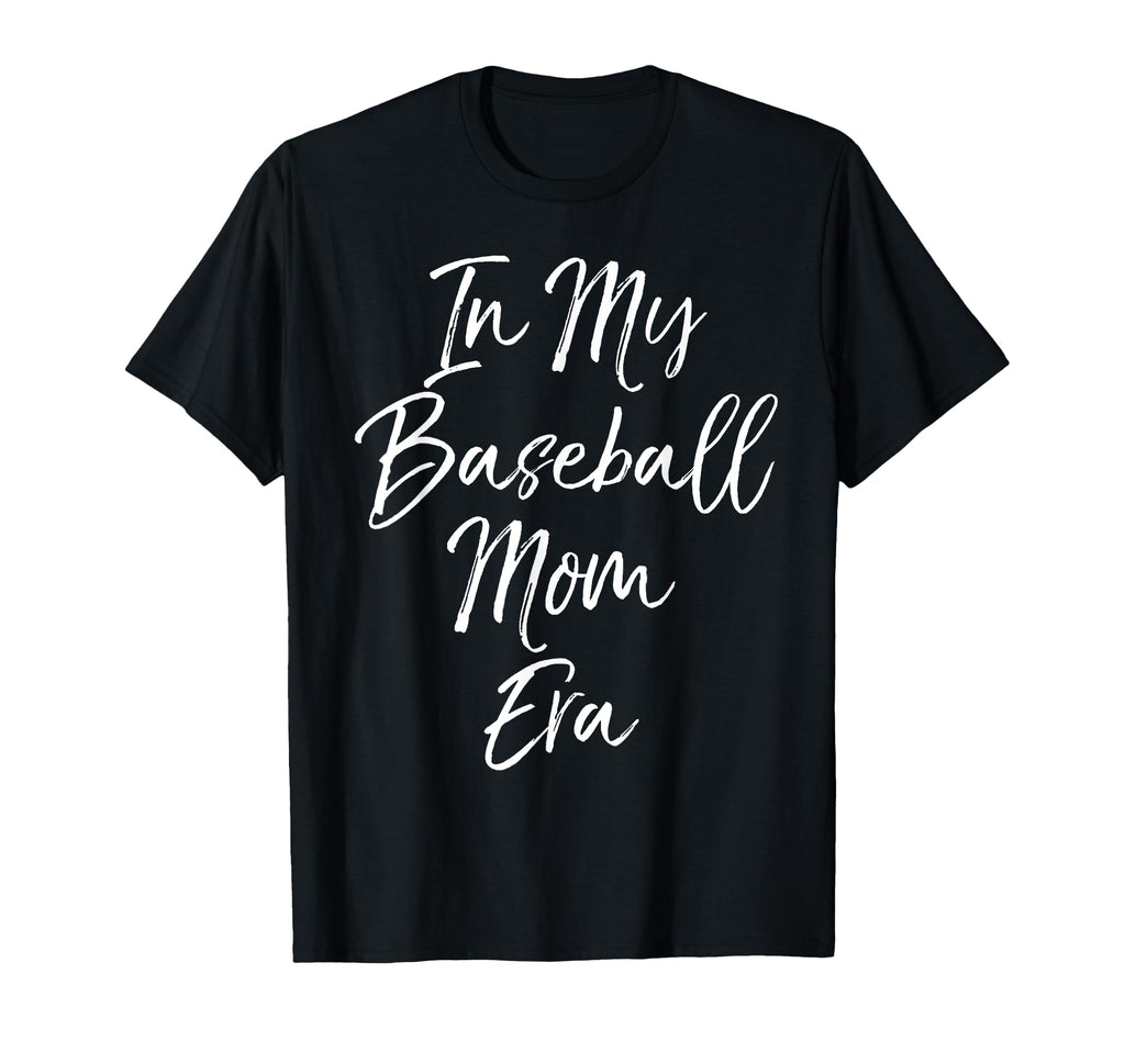 Trendy Baseball Mom Gift My Baseball Mom T-Shirt - Custom Art Print Unisex - T-Shirt, Sweatshirt, Hoodie