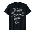 Trendy Baseball Mom Gift My Baseball Mom T-Shirt - Custom Art Print Unisex - T-Shirt, Sweatshirt, Hoodie