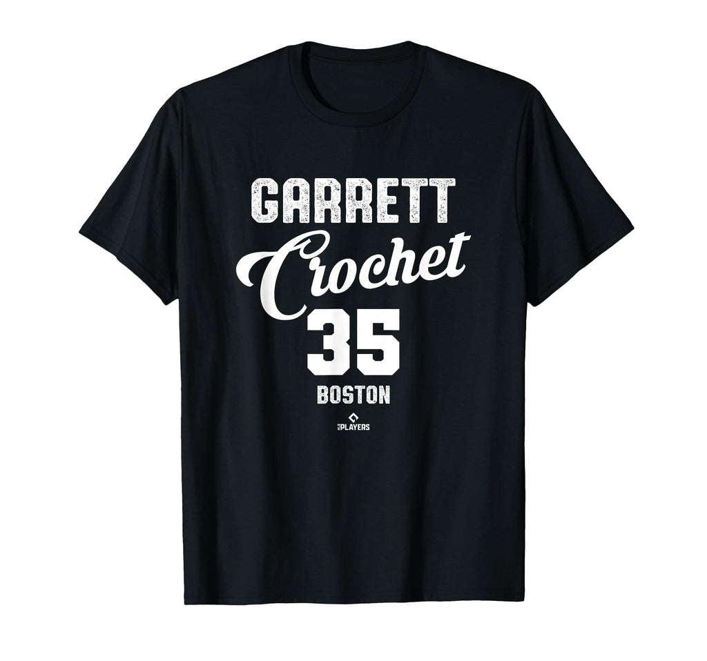 Garrett Crochet 35 Boston Baseball T-Shirt - Custom Art Print Men Women - T-Shirt, Sweatshirt, Hoodie