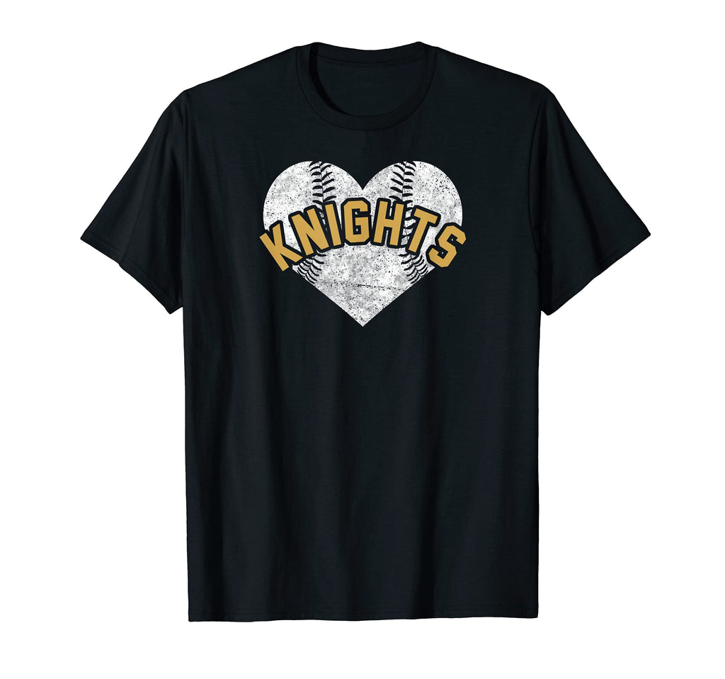 Knights Baseball Softball High School Team T-Shirt - Unique Graphic Unisex - T-Shirt, Sweatshirt, Hoodie
