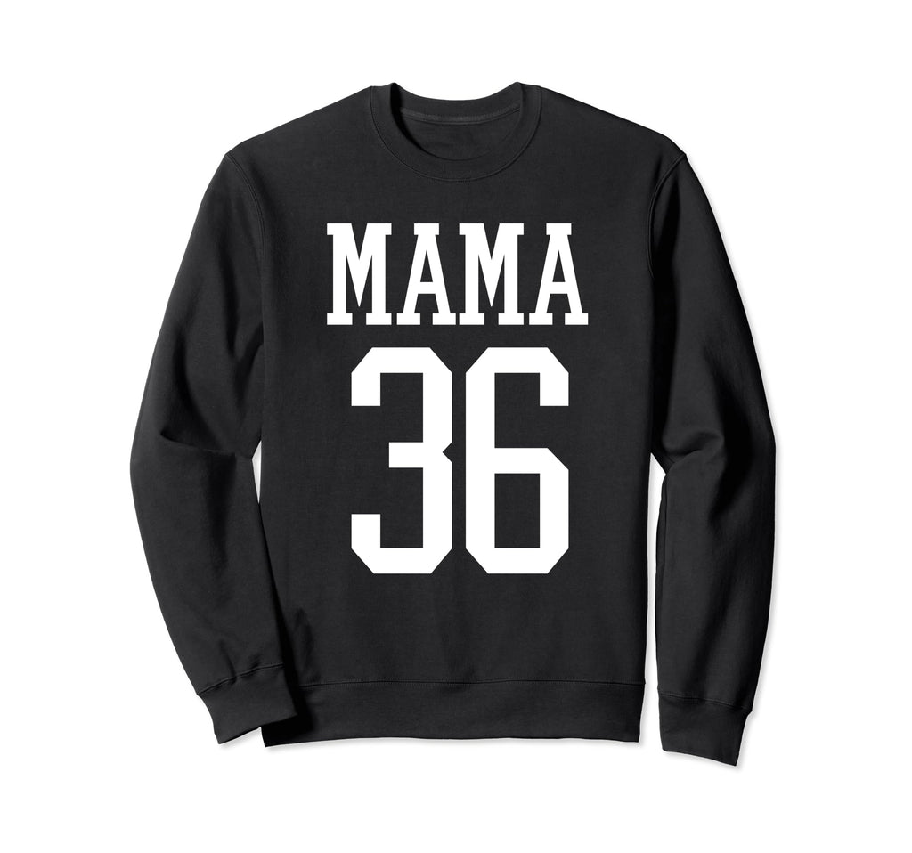 Number 36 Mama Biggest Fan Spirit Sweatshirt - Graphic Print Men Women - T-Shirt, Sweatshirt, Hoodie