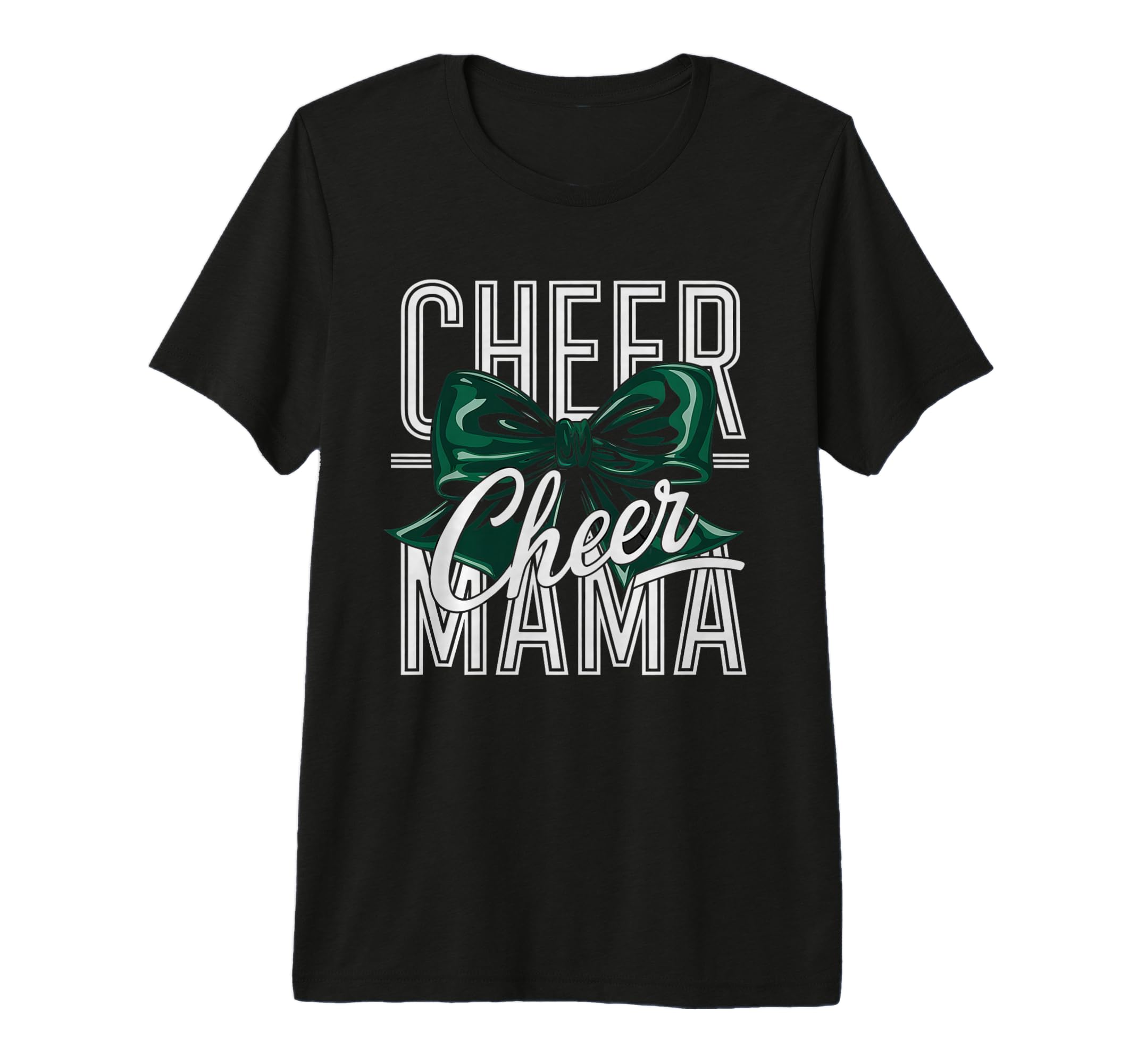 Cheer Mom Mother Bow Cheerleader Game Day T-Shirt - Graphic Print Unisex - T-Shirt, Sweatshirt, Hoodie