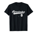 Player Name Swoosh Kik Hern Ndez Los T-Shirt - Custom Art Print Men Women - T-Shirt, Sweatshirt, Hoodie