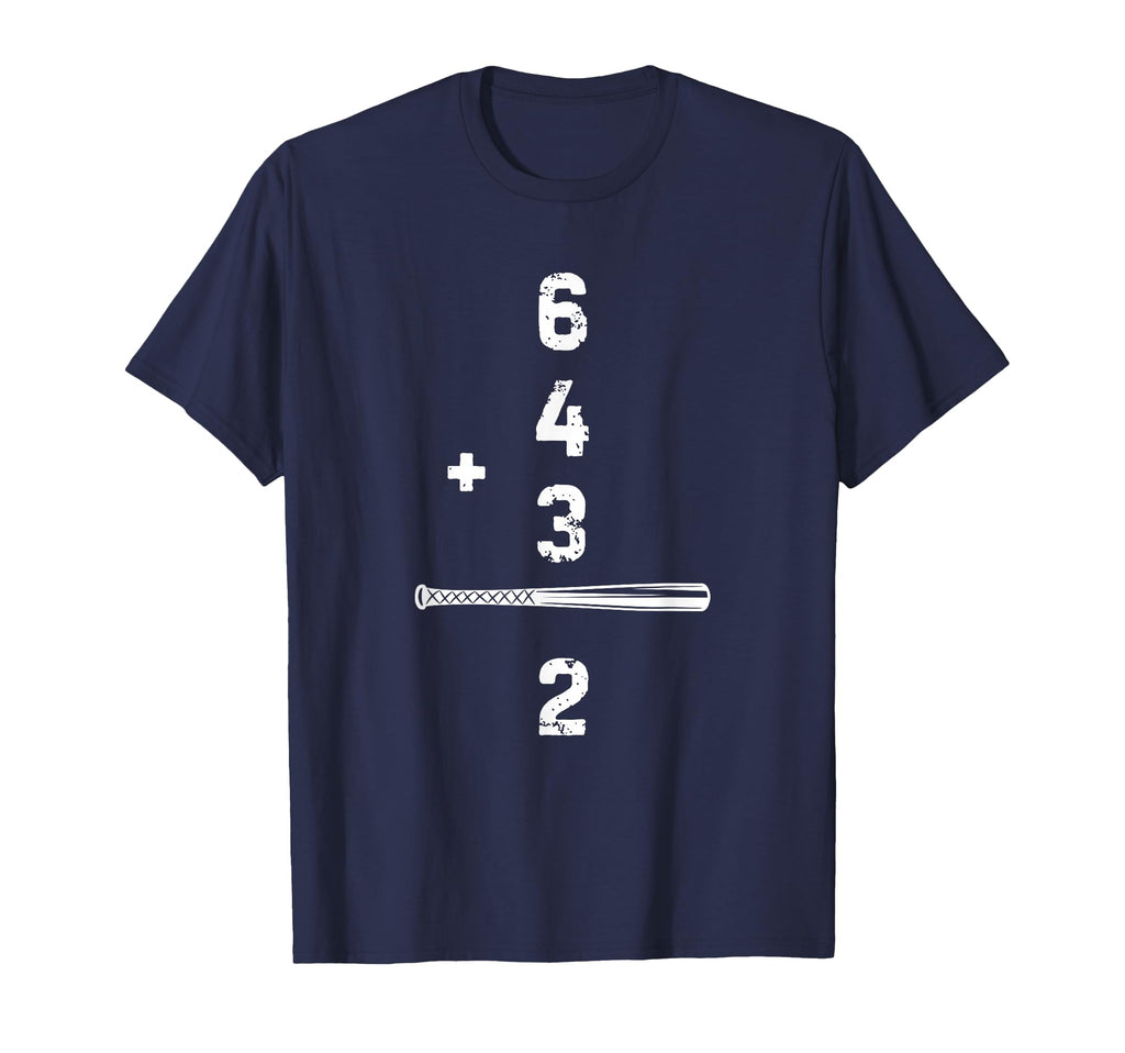 6 4 3 2 Double Play Baseball Player T-Shirt - Custom Art Print for Adults - T-Shirt, Sweatshirt, Hoodie