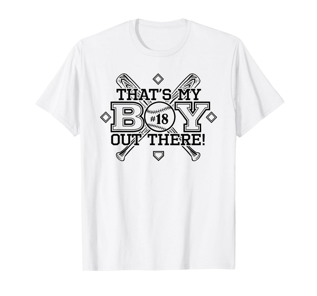 Baseball Mom Dad Thats My Proud Parent T-Shirt - Graphic Print for Adults - T-Shirt, Sweatshirt, Hoodie