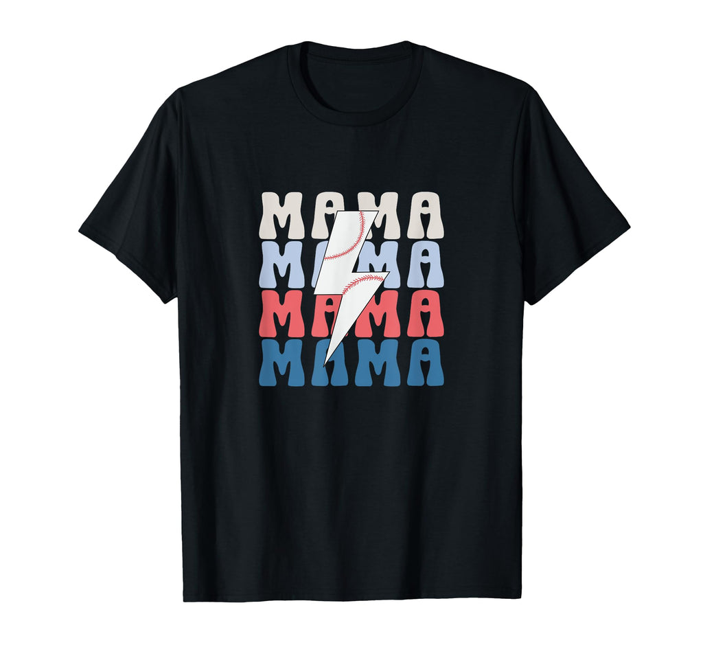 Baseball Mama Ball Game Sports Ball T-Shirt - Aesthetic Graphic for Adults - T-Shirt, Sweatshirt, Hoodie