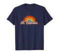 St Charles Illinois Il Rainbow 70S T-Shirt - Streetwear Style Men Women - T-Shirt, Sweatshirt, Hoodie