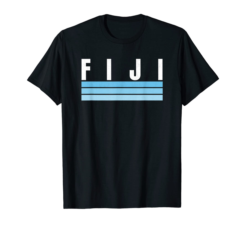 Fiji Light Blue White Fijian Islands T-Shirt - Graphic Print for Adults - T-Shirt, Sweatshirt, Hoodie