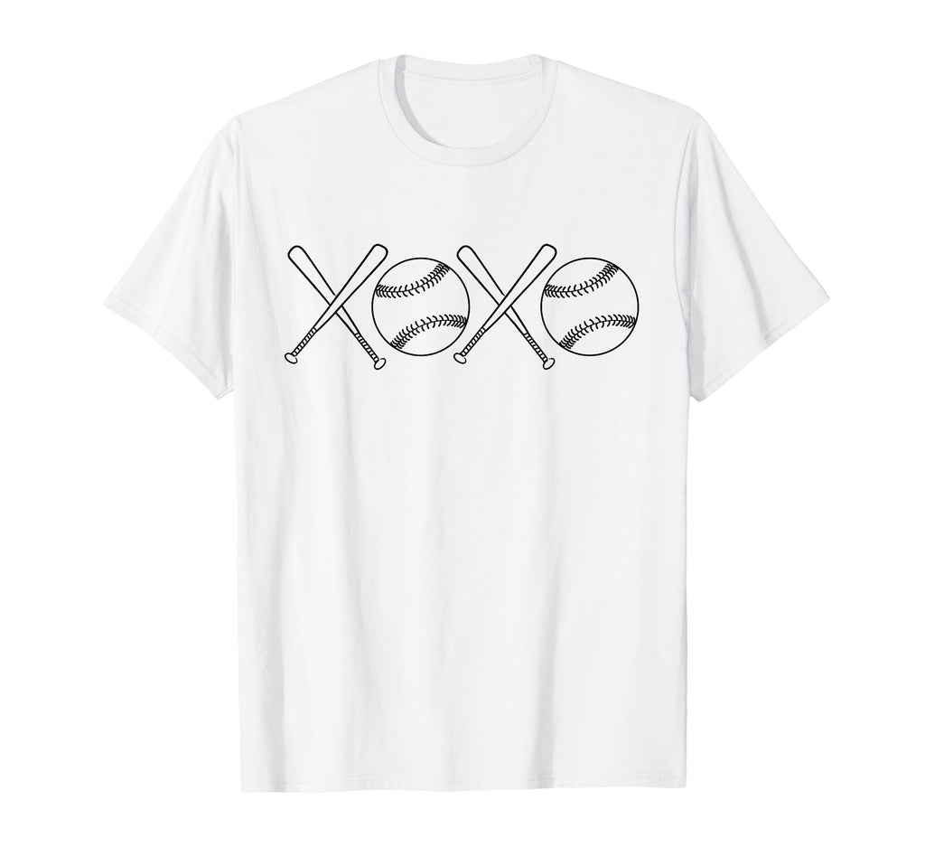 Baseball Mom Xoxo T-Shirt - Fun Novelty Design Men Women - T-Shirt, Sweatshirt, Hoodie
