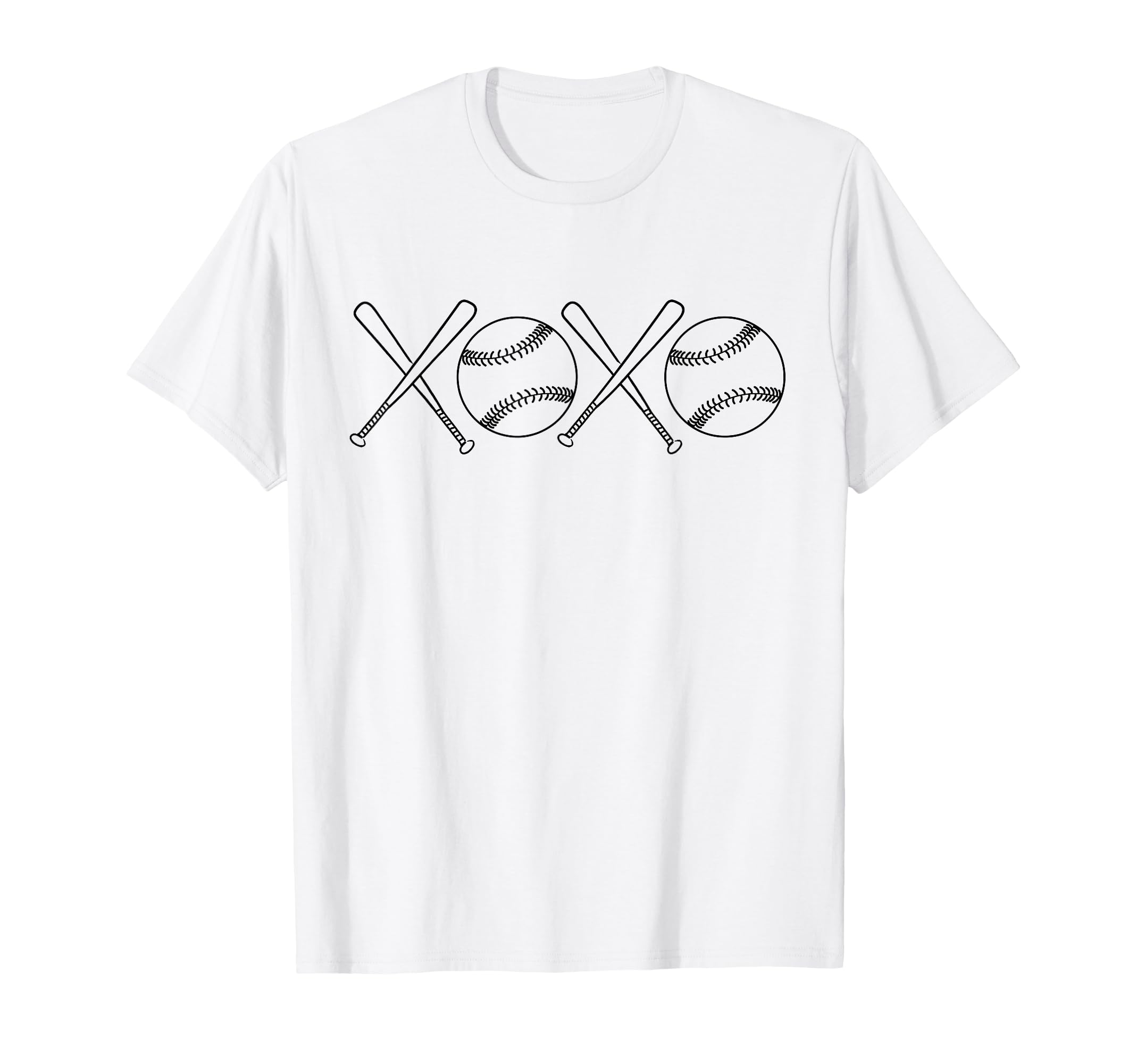 Baseball Mom Xoxo T-Shirt - Fun Novelty Design Men Women - T-Shirt, Sweatshirt, Hoodie
