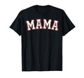 Mama Baseball Stitching Pattern T-Shirt - Minimalist Print Men Women - T-Shirt, Sweatshirt, Hoodie