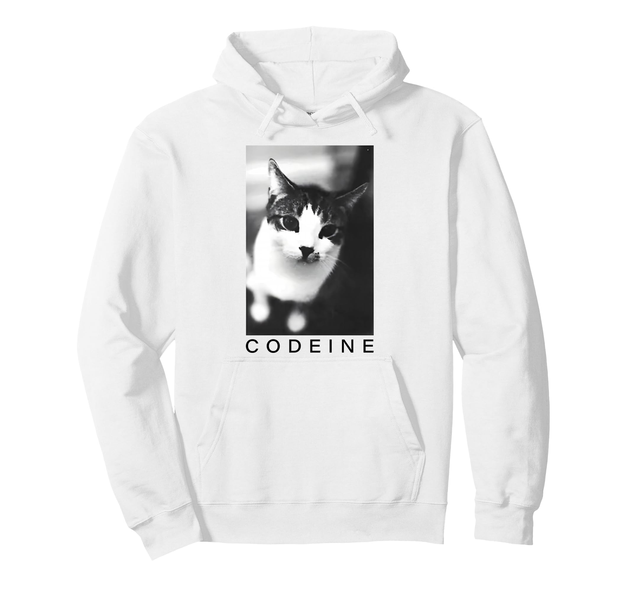 Codeine Sweetie Cat Funny Hoodie - Fun Novelty Design Men Women - T-Shirt, Sweatshirt, Hoodie
