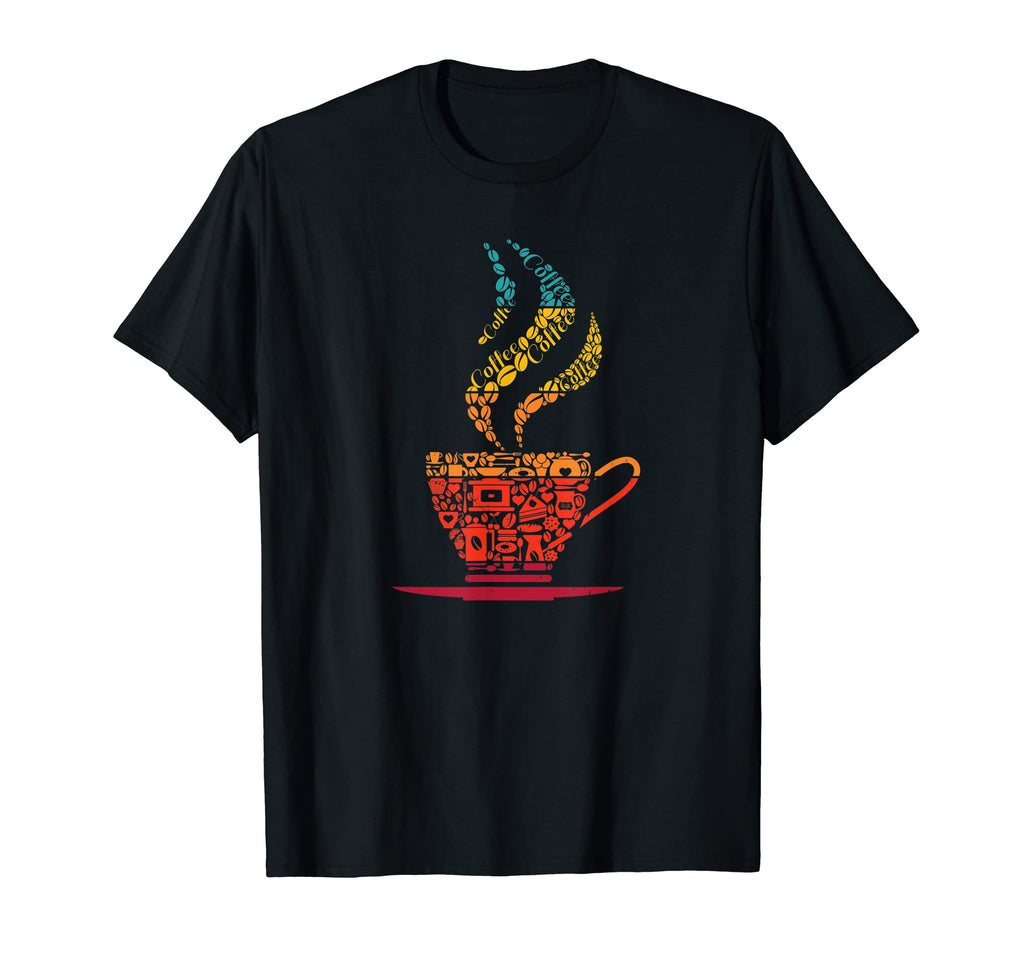 Coffee Lover Mug Composition Sunset T-Shirt - Novelty Apparel Unisex - T-Shirt, Sweatshirt, Hoodie