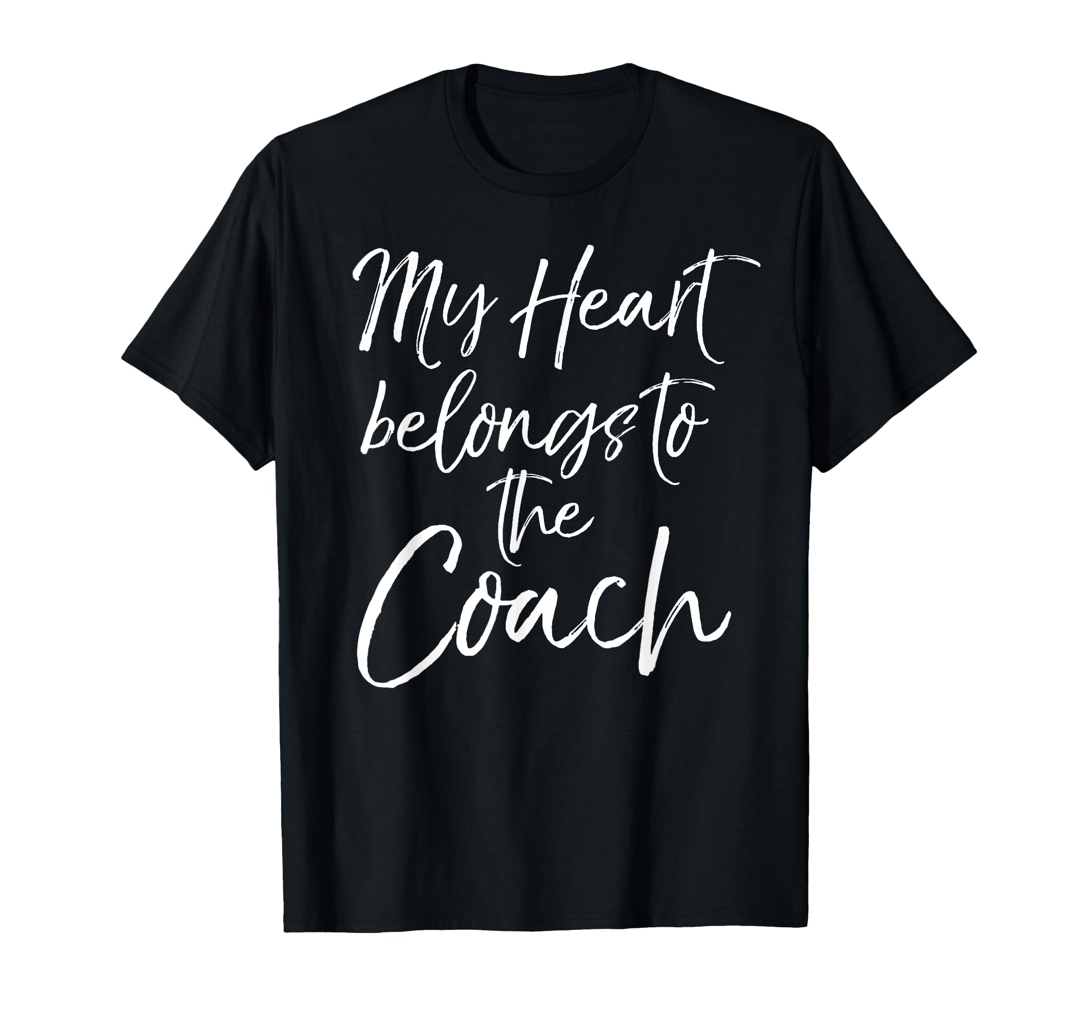 Coachs Wife Gift Womens My Heart T-Shirt - Trendy Graphic Men Women - T-Shirt, Sweatshirt, Hoodie