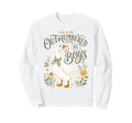 Outnumbered Baseball Mom Floral Sweatshirt - Minimalist Print for Adults - T-Shirt, Sweatshirt, Hoodie