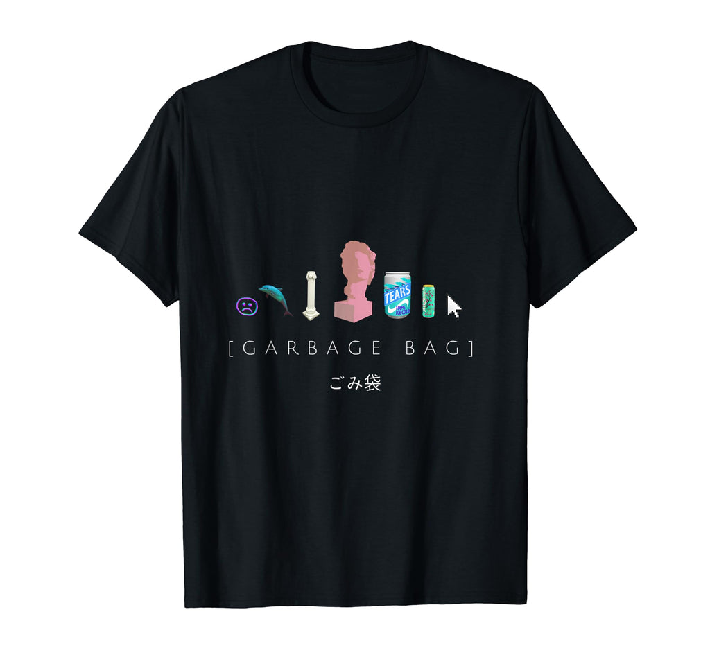 Garbage Bag Vaporwave Aesthetic T-Shirt - Fun Novelty Design Men Women - T-Shirt, Sweatshirt, Hoodie