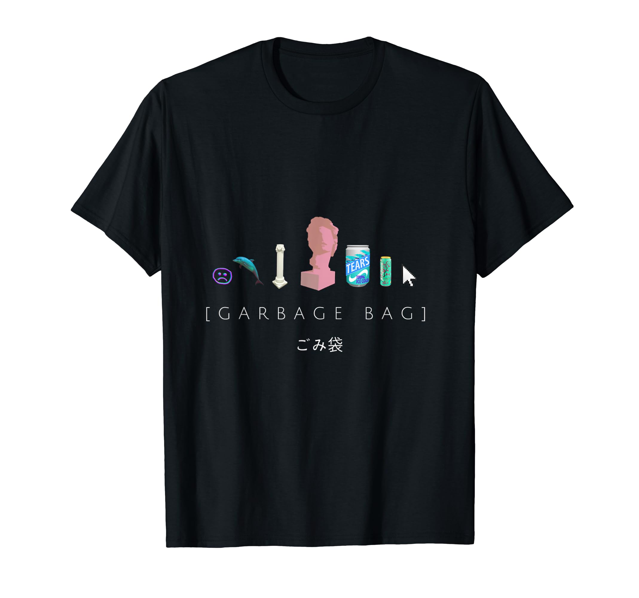 Garbage Bag Vaporwave Aesthetic T-Shirt - Fun Novelty Design Men Women - T-Shirt, Sweatshirt, Hoodie