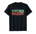 Boulder Colorado Outdoor Sunset T-Shirt - Fun Novelty Design Unisex - T-Shirt, Sweatshirt, Hoodie
