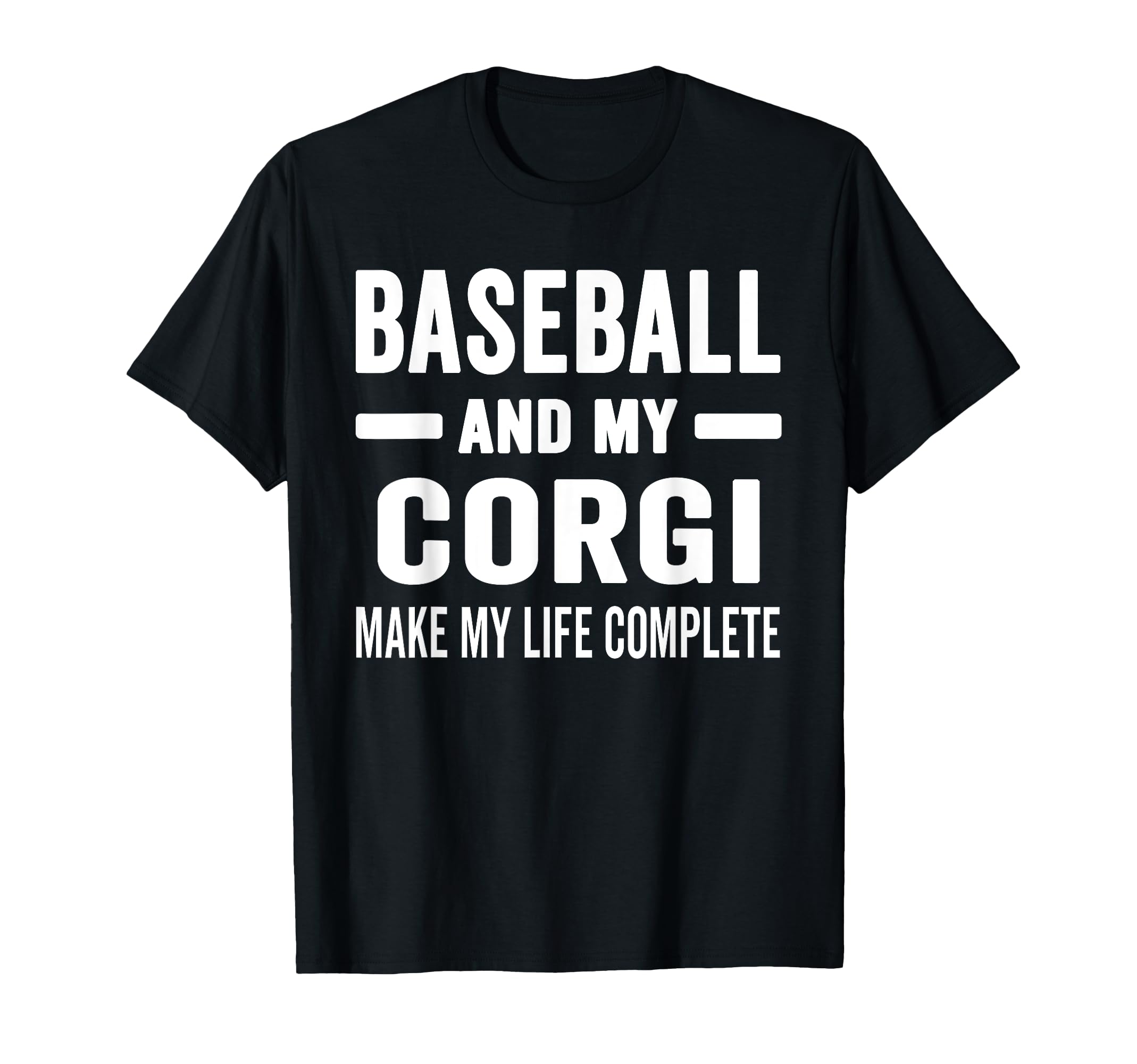 Baseball And My Corgi Mama Dog Lover T-Shirt - Minimalist Print Unisex - T-Shirt, Sweatshirt, Hoodie