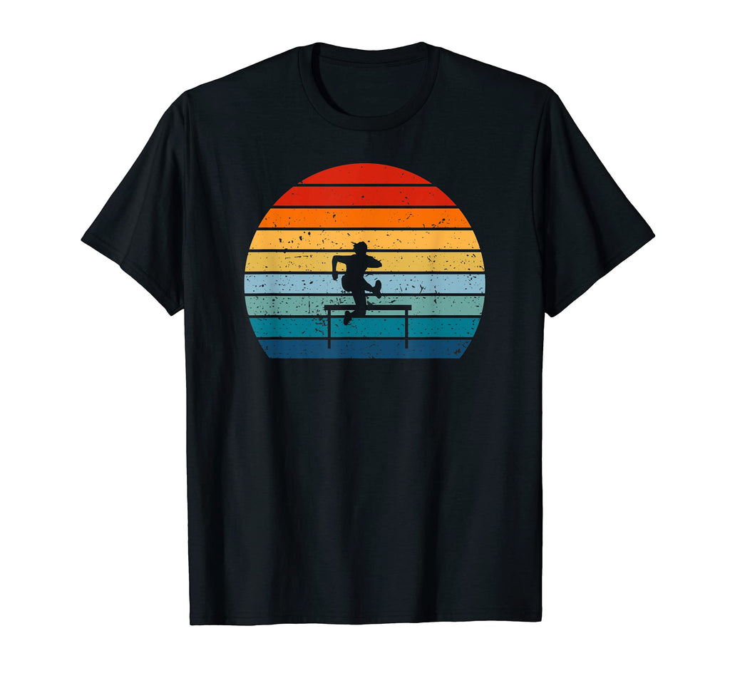 Hurdling Sunset T-Shirt - Custom Art Print for Adults - T-Shirt, Sweatshirt, Hoodie