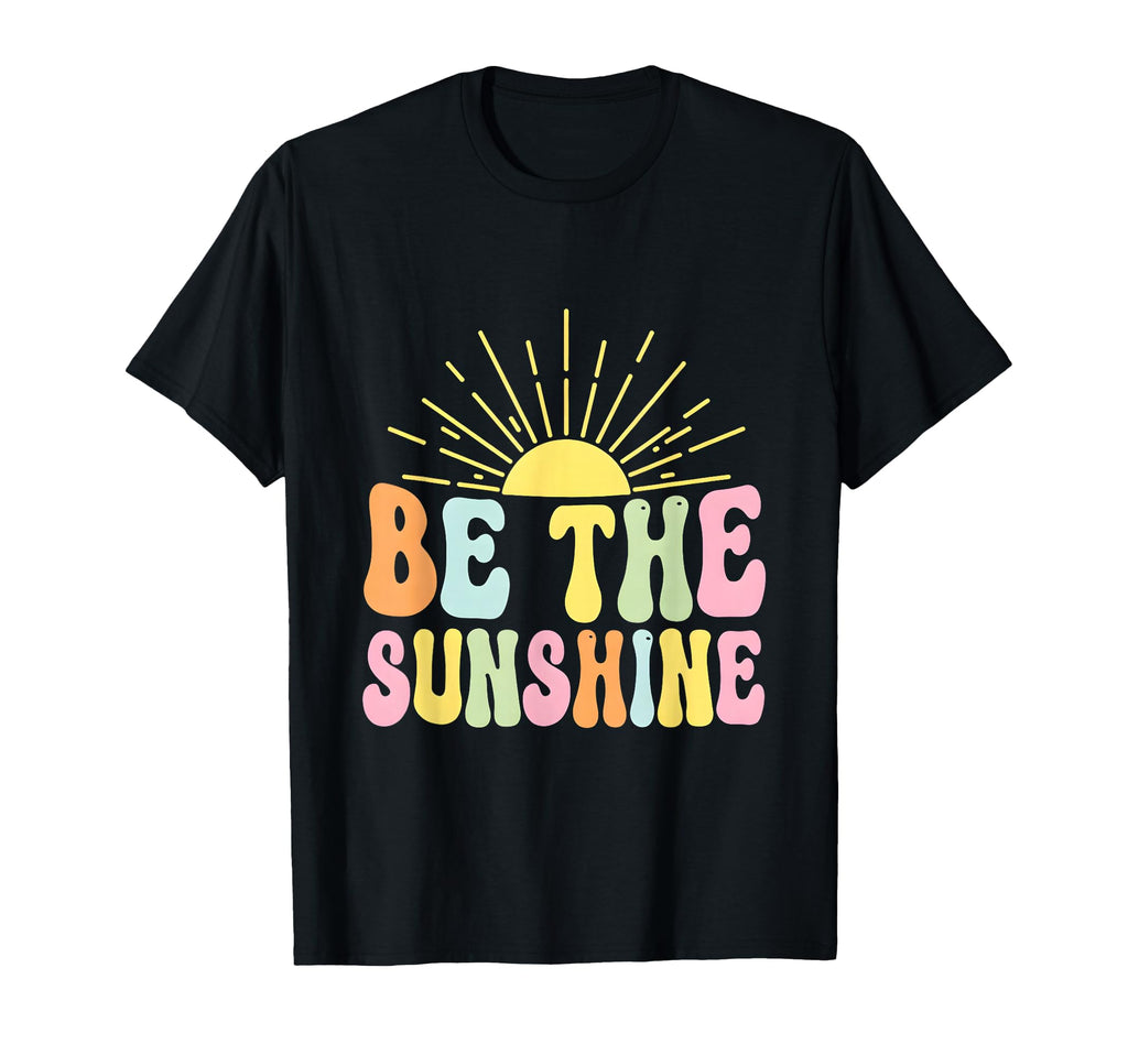 Be Sunshine Groovy 70S Vibes Sun T-Shirt - Custom Art Print Men Women - T-Shirt, Sweatshirt, Hoodie