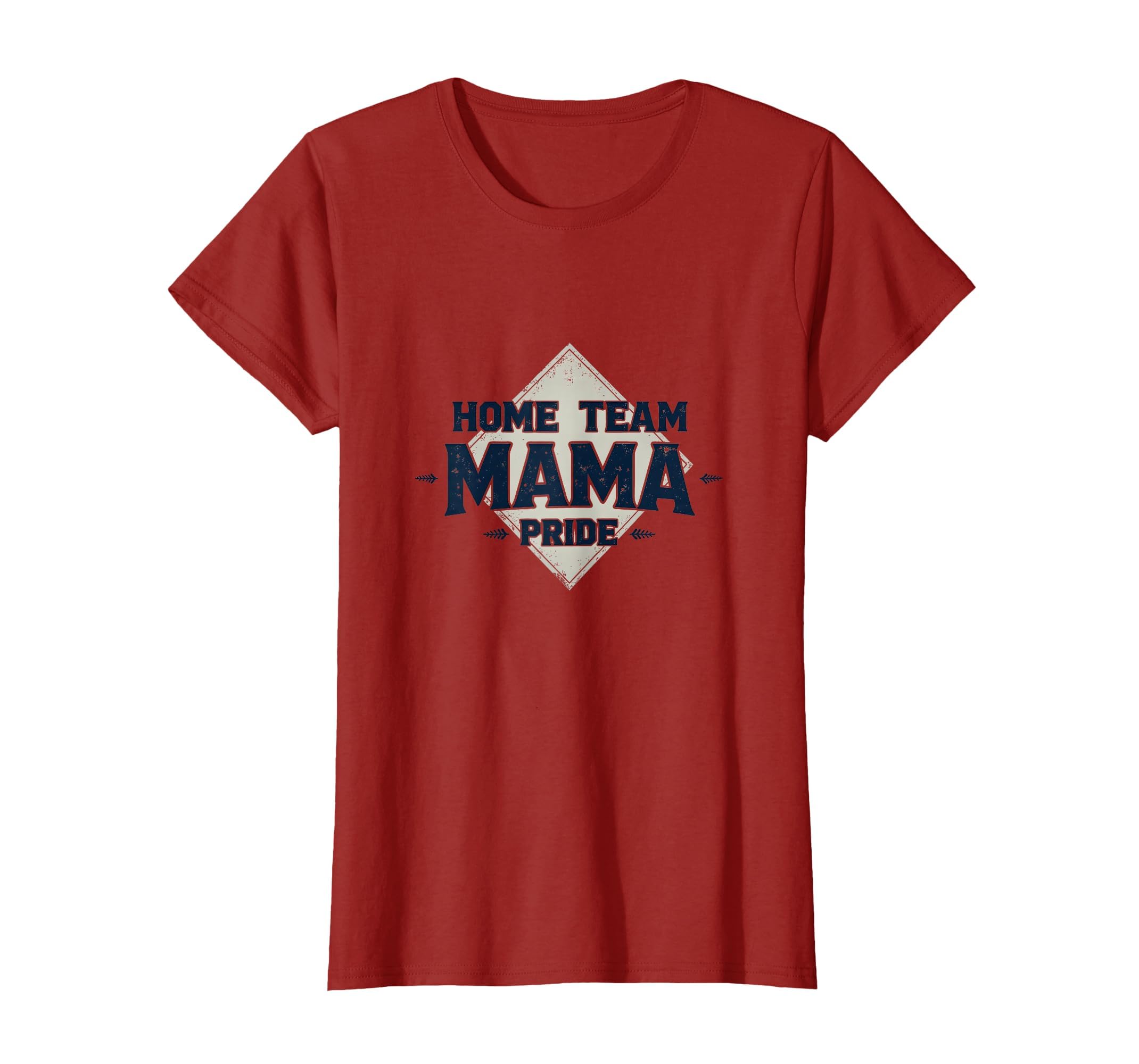 Home Team Mama Pride Baseball Mom T-Shirt - Minimalist Print for Adults - T-Shirt, Sweatshirt, Hoodie