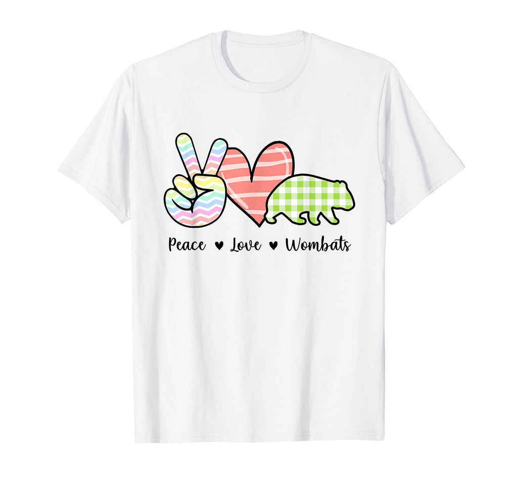Peace Love Wombats Caro T-Shirt - Trendy Graphic Unisex - T-Shirt, Sweatshirt, Hoodie