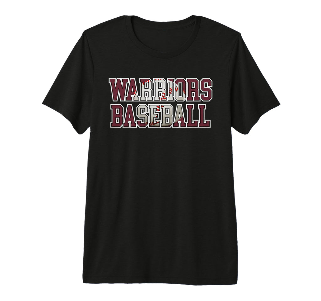 Warriors Baseball Mom Maroon Warrior T-Shirt - Aesthetic Graphic Unisex - T-Shirt, Sweatshirt, Hoodie