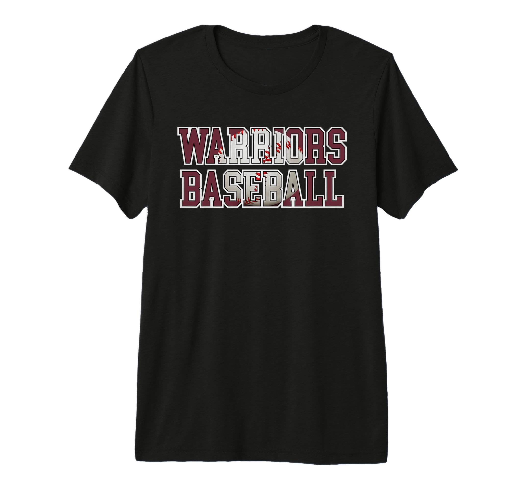 Warriors Baseball Mom Maroon Warrior T-Shirt - Aesthetic Graphic Unisex - T-Shirt, Sweatshirt, Hoodie