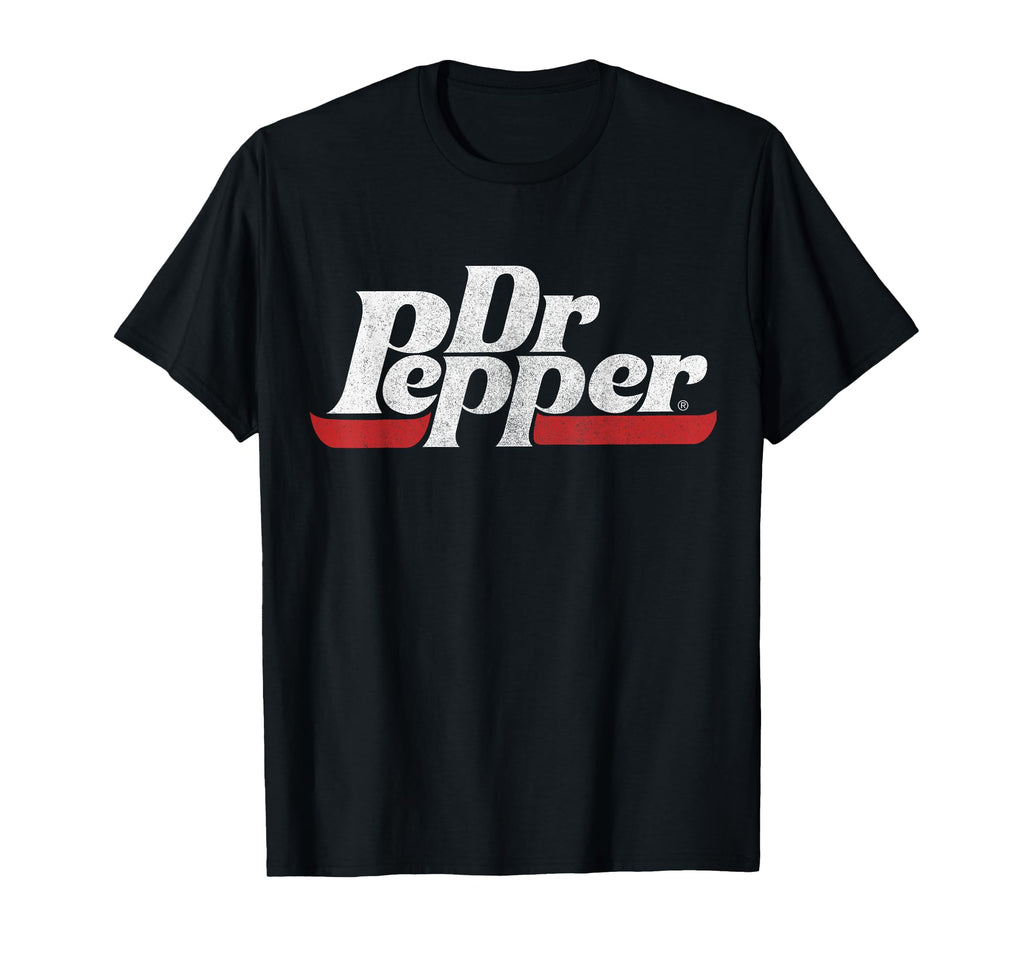 Dr Pepper Distressed Logo T-Shirt - Minimalist Print Men Women - T-Shirt, Sweatshirt, Hoodie