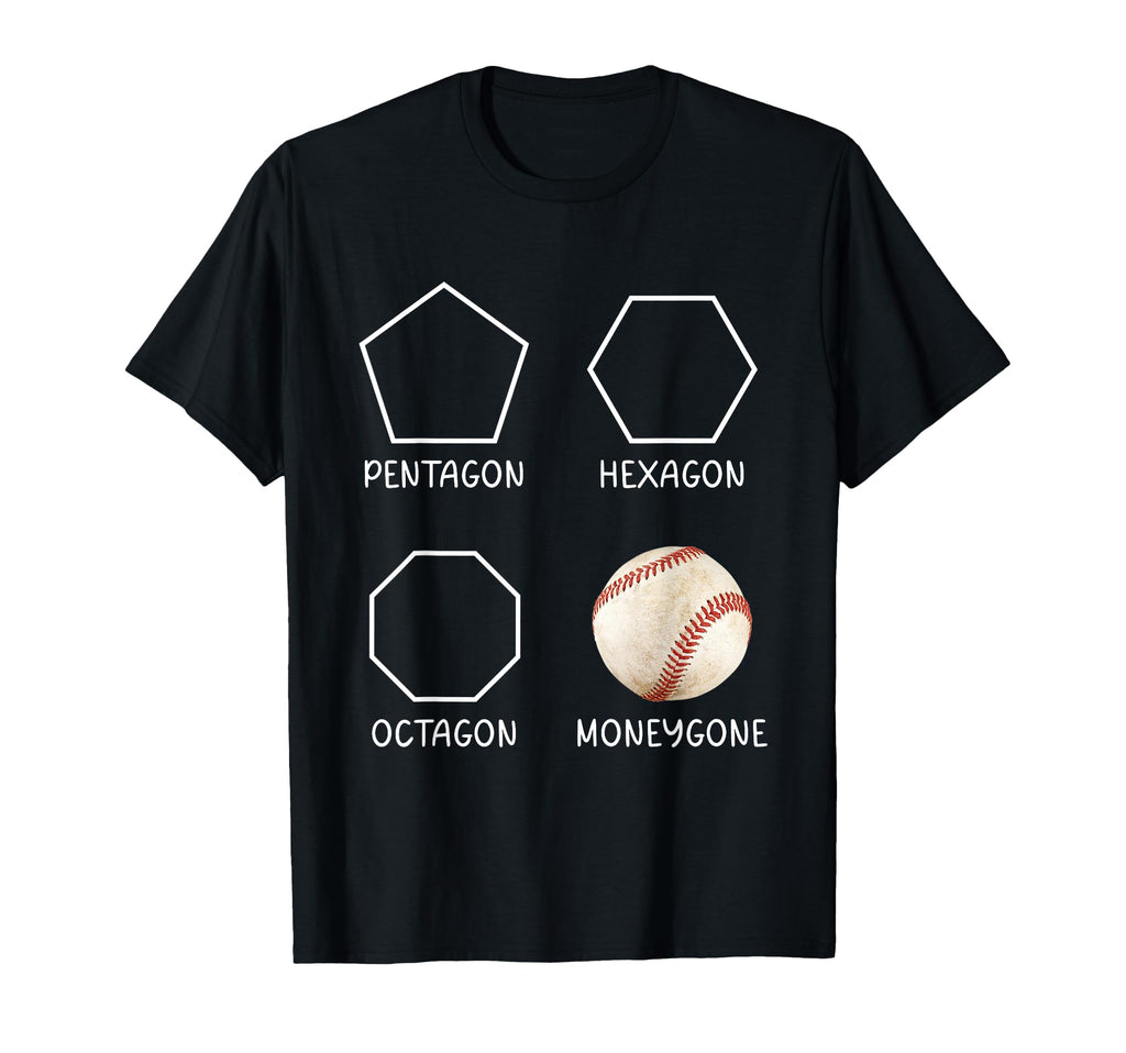 Funny Baseball Mom Dad Money Gone Baseball T-Shirt - Trendy Graphic Unisex - T-Shirt, Sweatshirt, Hoodie
