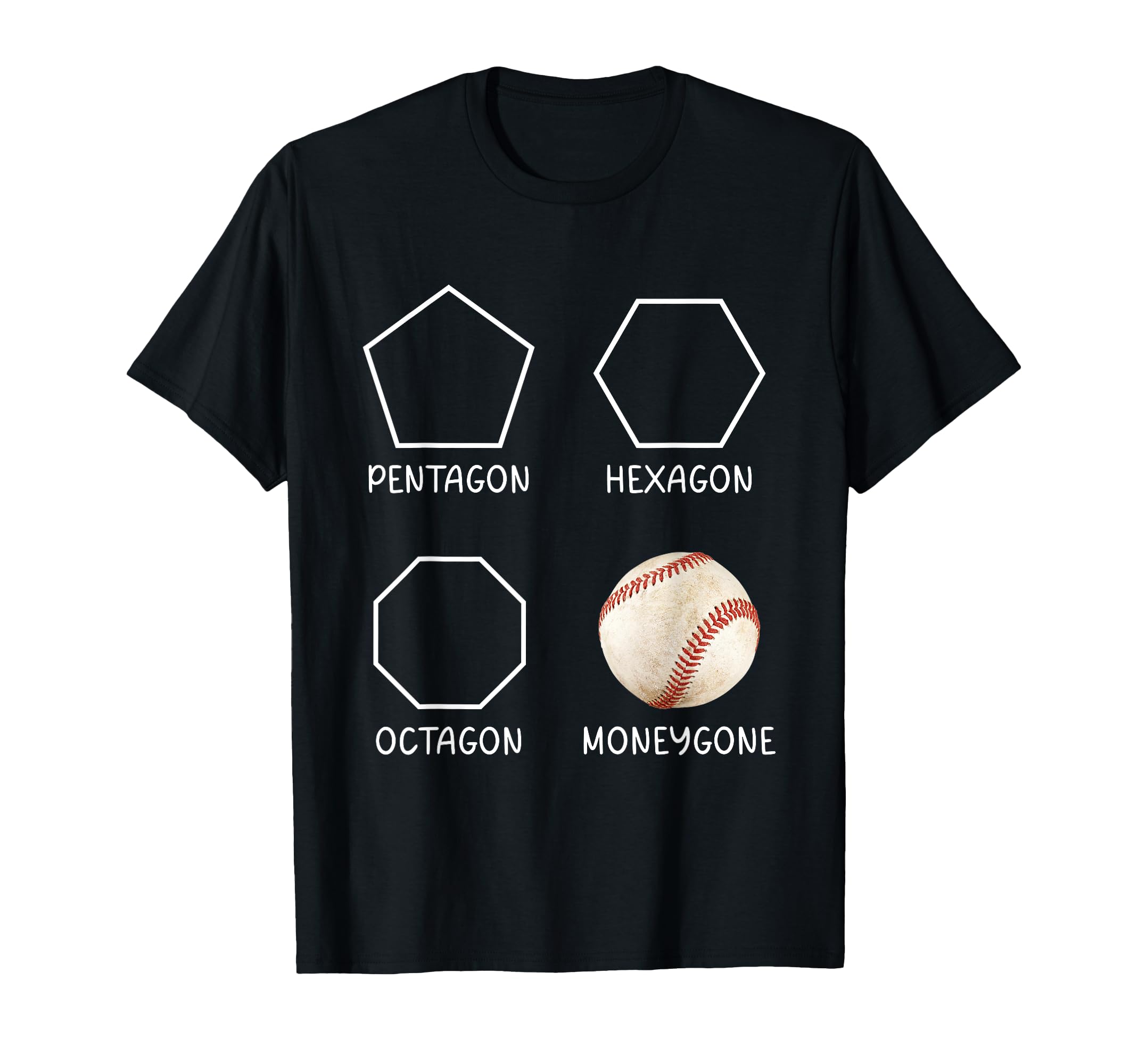 Funny Baseball Mom Dad Money Gone Baseball T-Shirt - Trendy Graphic Unisex - T-Shirt, Sweatshirt, Hoodie