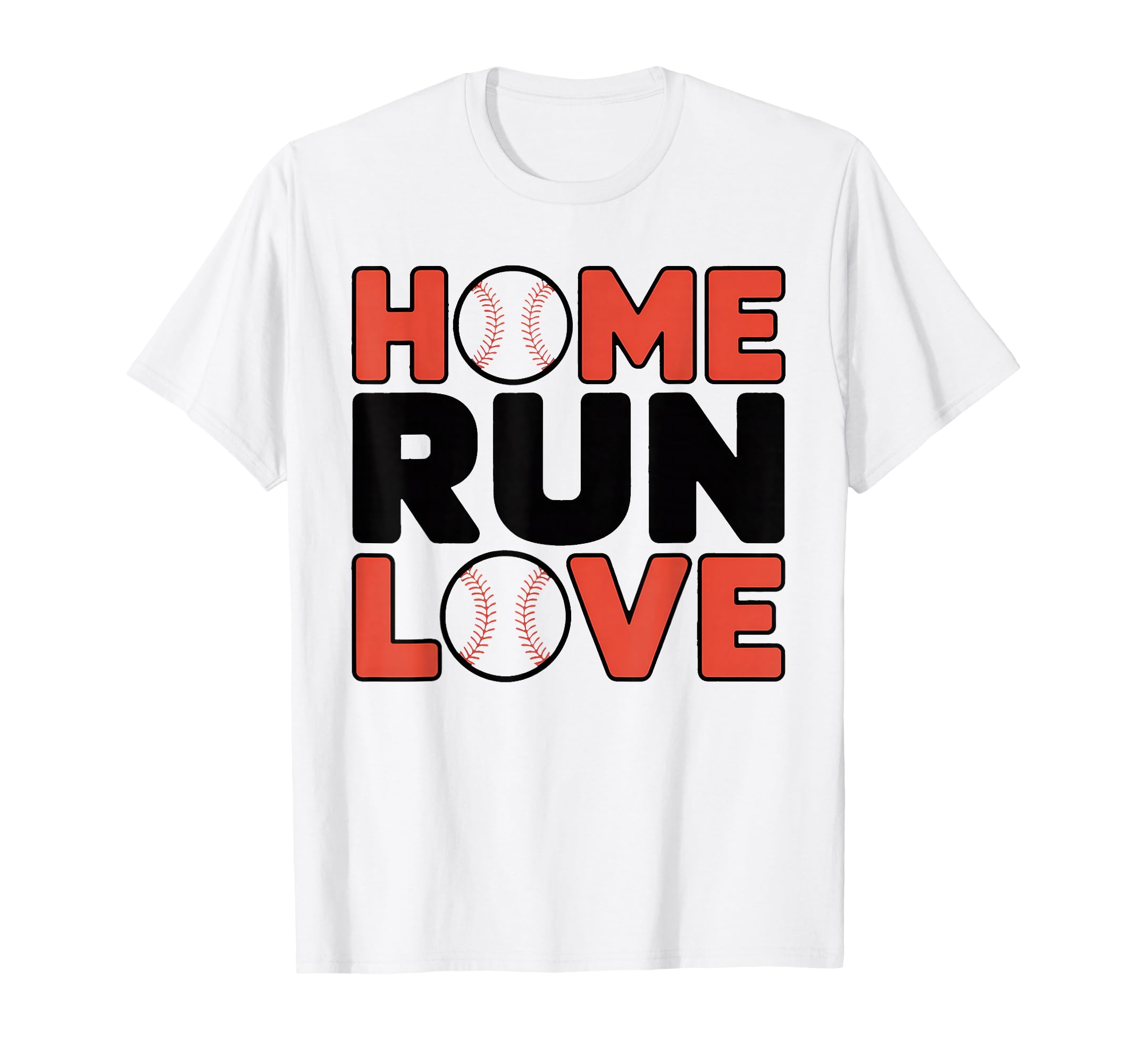 Home Run Love Baseball Themed T-Shirt - Novelty Apparel for Adults - T-Shirt, Sweatshirt, Hoodie