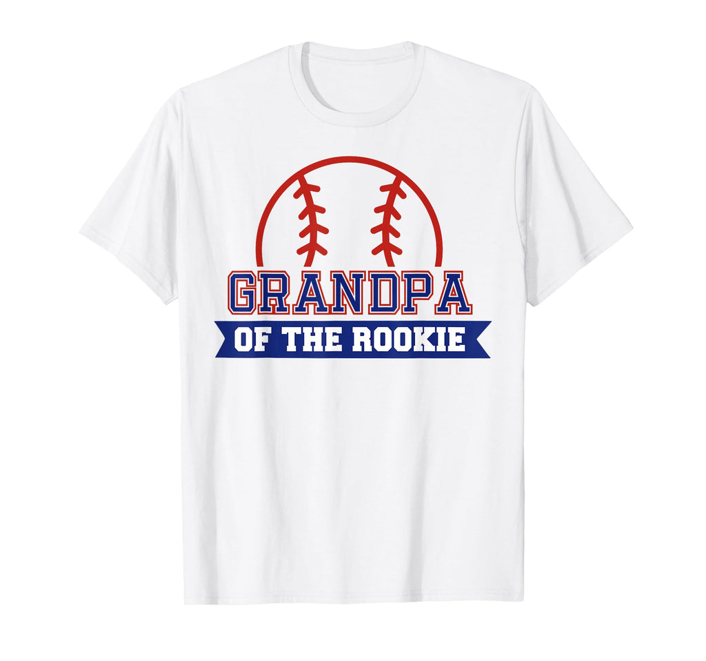 Grandpa Rookie 1St Birthday Baseball T-Shirt - Custom Art Print Men Women - T-Shirt, Sweatshirt, Hoodie