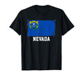 Nevada United States Distressed Flag T-Shirt - Streetwear Style Unisex - T-Shirt, Sweatshirt, Hoodie