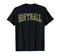 Camo Softball Softball Game Day Softball T-Shirt - Minimalist Print Unisex - T-Shirt, Sweatshirt, Hoodie