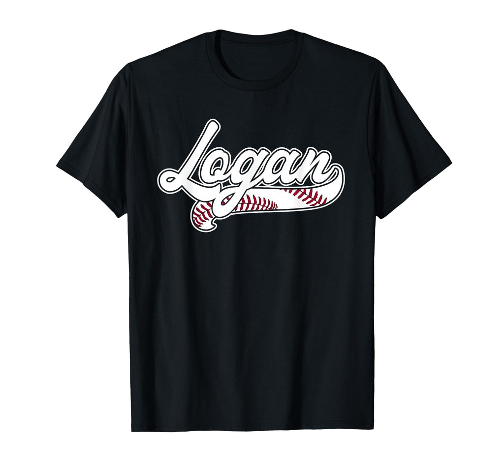 Logan Personalized Baseball Fan Birthday T-Shirt - Streetwear Style Unisex - T-Shirt, Sweatshirt, Hoodie